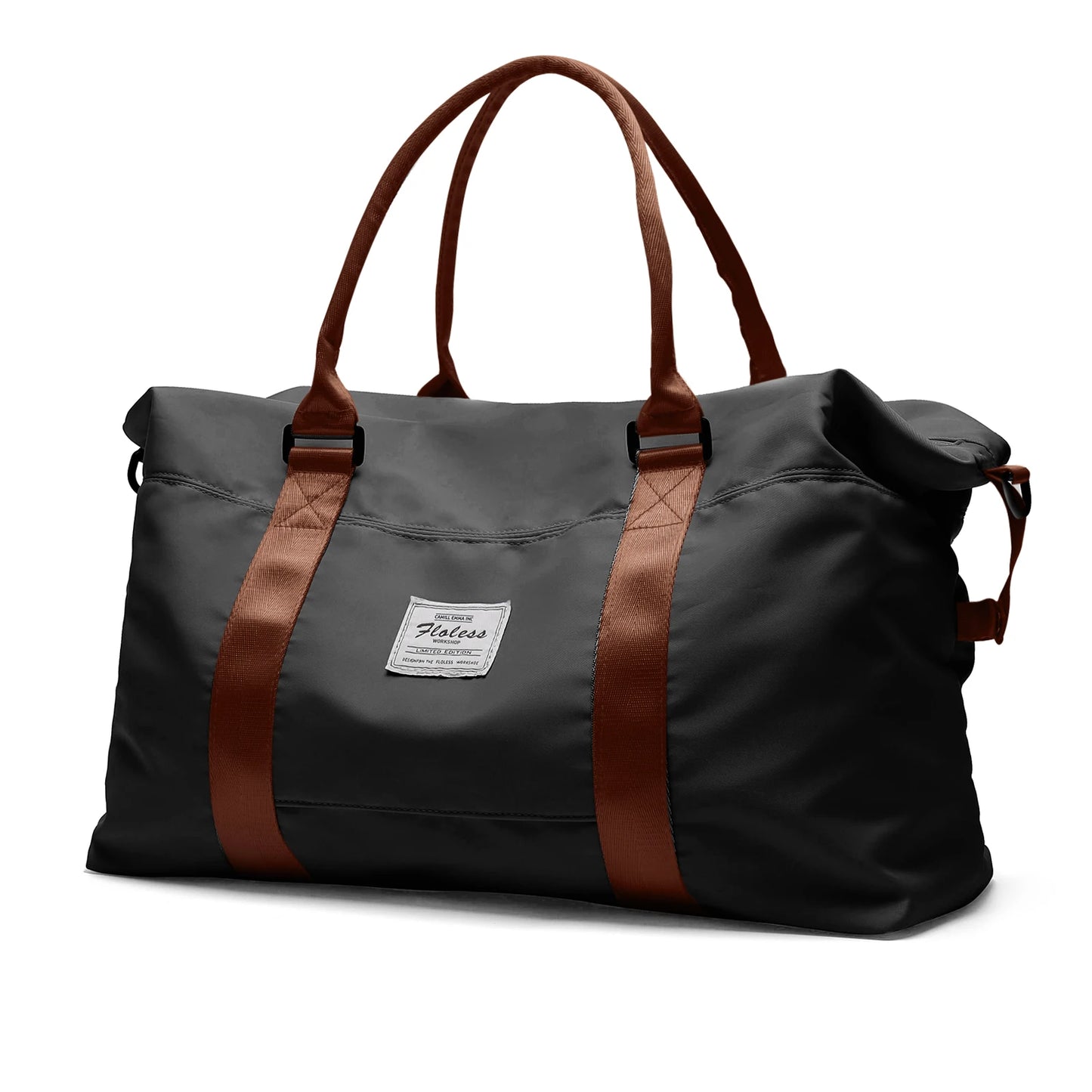 Gym Bag for Women, Carry on Weekender Overnight Bag, Travel Duffel Bags with Trolley Sleeve,Personal Item Workout Dance Tote Bag - Fields Of Fitness