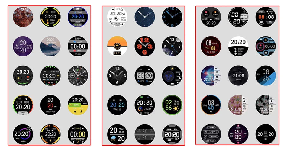 2025 Smartwatch Full Touch Screen Watches Sport Fitness Tracker IP68 Waterproof Bluetooth Call Smart Watch for Xiaomi Man Woman - Fields Of Fitness