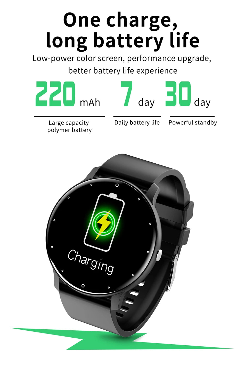 LIGE 2025 Smart watch Ladies Full touch Screen Sports Fitness watch IP67 waterproof Bluetooth For Android iOS Smart watch Female - Fields Of Fitness