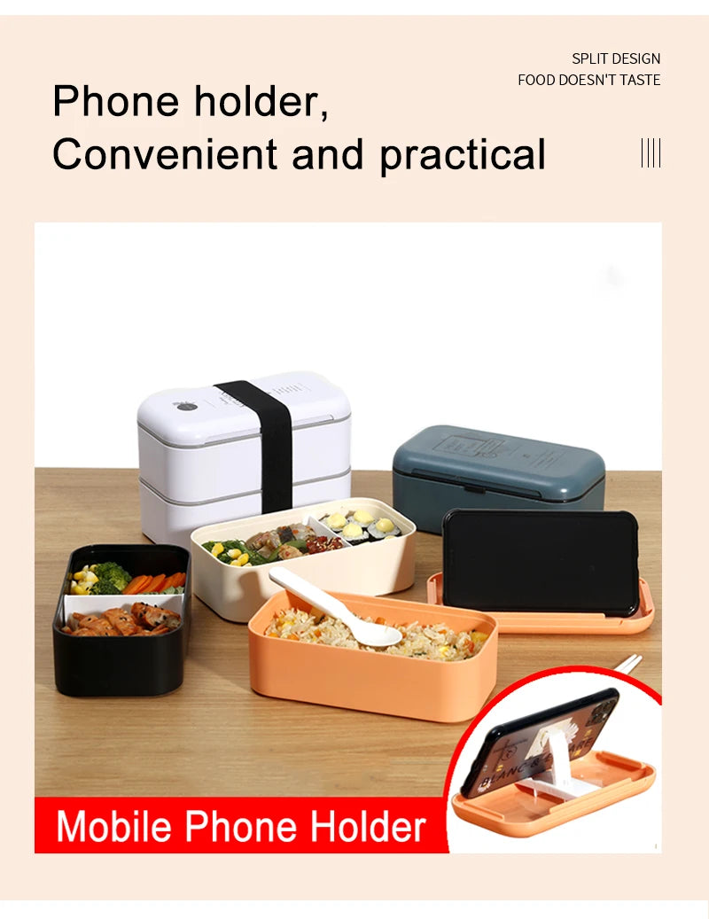 lunch box eco friendly food container bento Microwave heated lunch box for kids health food box lunchbox meal prep containers - Fields Of Fitness