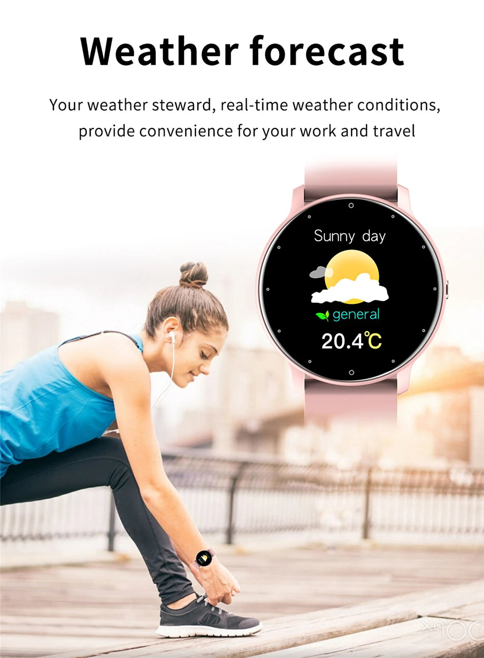 2025 Smartwatch Full Touch Screen Watches Sport Fitness Tracker IP68 Waterproof Bluetooth Call Smart Watch for Xiaomi Man Woman - Fields Of Fitness
