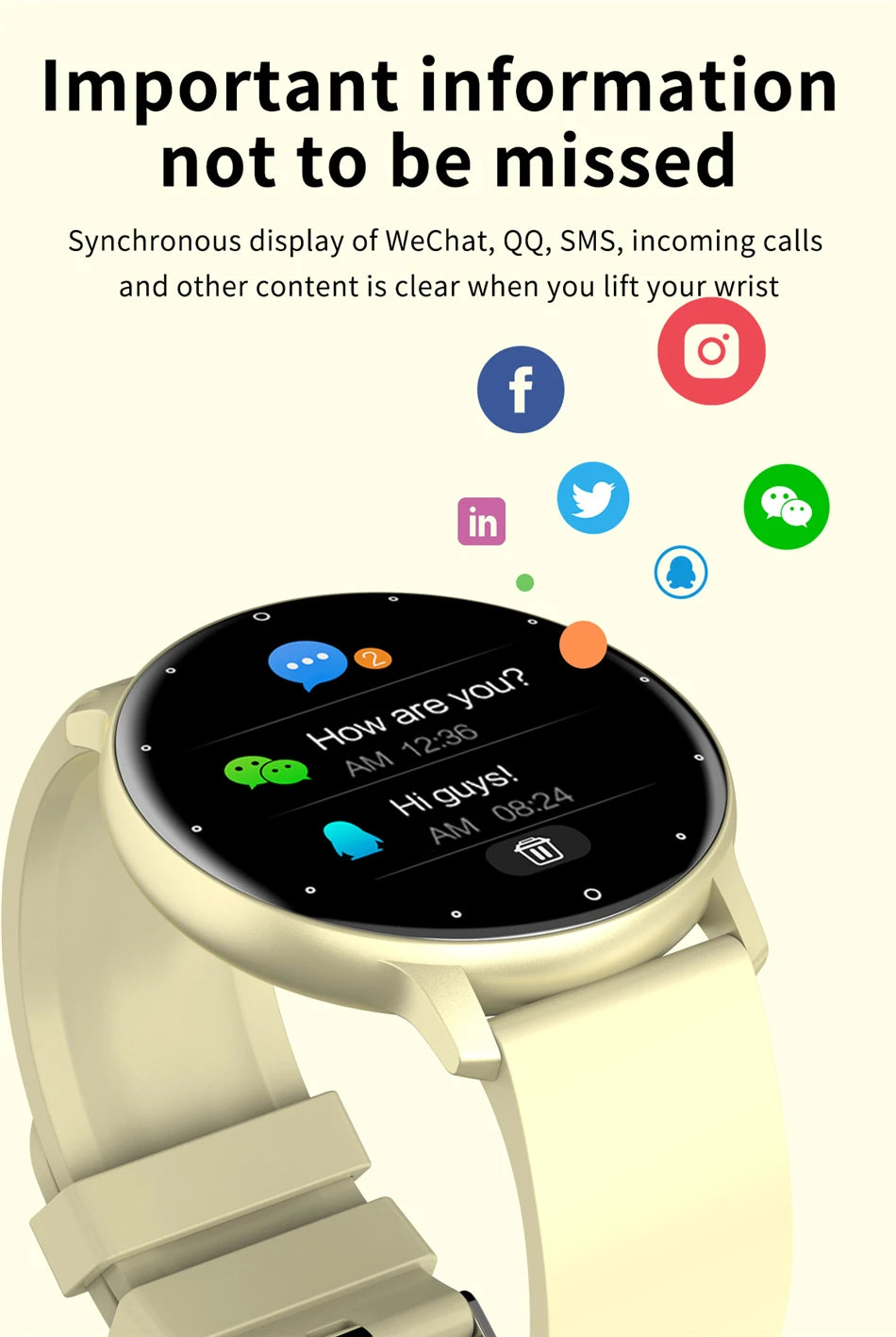 2025 Smartwatch Full Touch Screen Watches Sport Fitness Tracker IP68 Waterproof Bluetooth Call Smart Watch for Xiaomi Man Woman - Fields Of Fitness