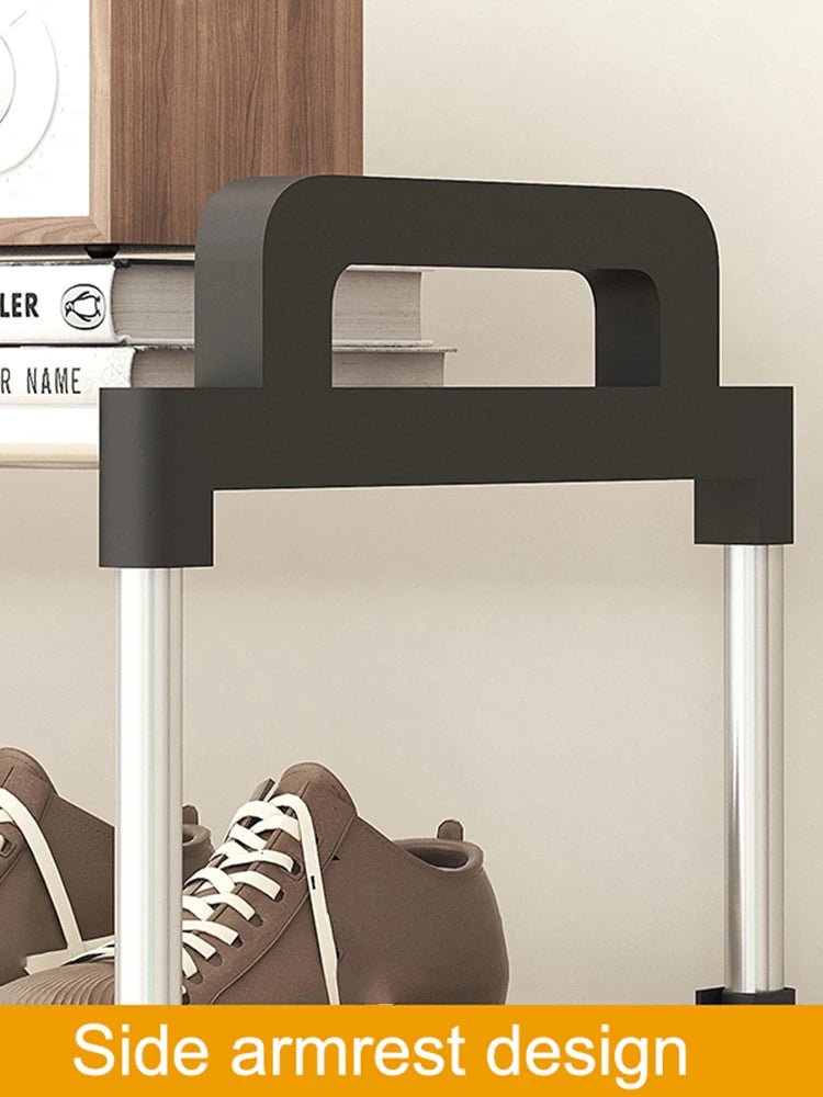 3-7Floor Simple Shoe Rack Multi Layer Dustproof Household Doorstep Shoe Cabinet Storage Space Saving Assembly Of Small Shoe Rack - Fields Of Fitness