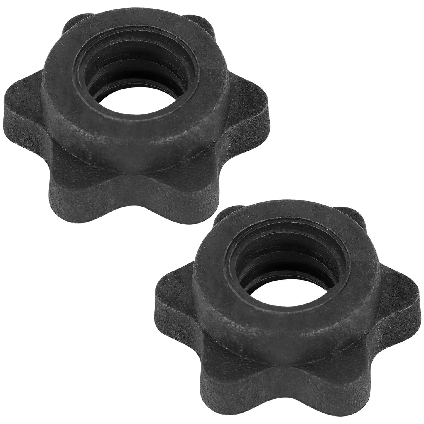 1 Pairs Dumbbell Hex Nut,Dumbbell Rod Nut,Spinlock Collars for Barbells Bars Training Sports - Fields Of Fitness