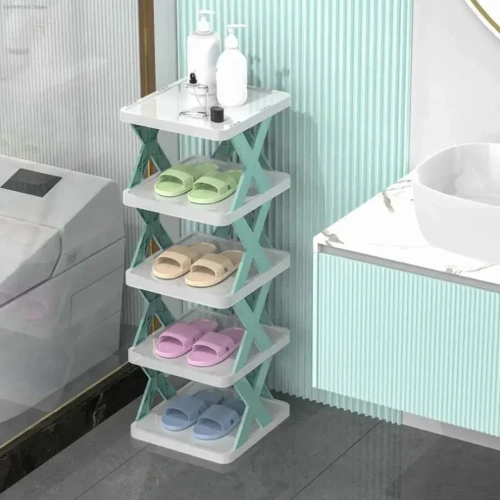 Shoes Racks Storage Organizer Detachable Shoe Racks Saves Family Household Rack Multi Layer Simple Shoes Shelf Color Cabinet - Fields Of Fitness