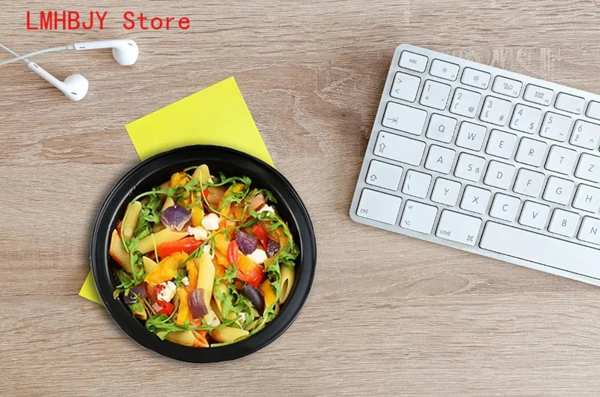 Meal Prep Containers Plastic Food Containers with Lids Outdoor Portable Bento Lunch Box, 1Compartment Round/square Lunch Box - Fields Of Fitness
