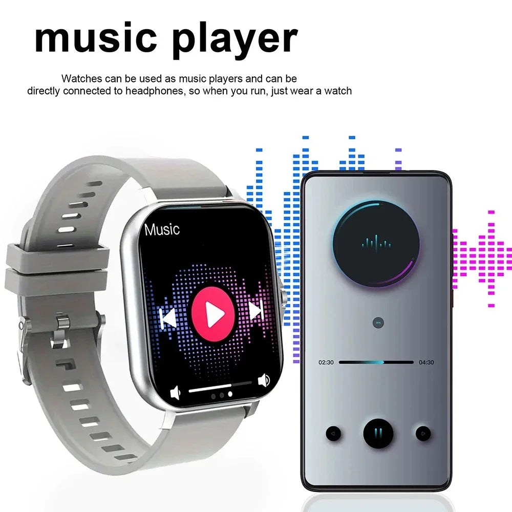 Smart Watches 2025 For Man Women Bluetooth Message Notification Smarthwhatch 1.91'' Display Fitness Tracker Smartwatch Android - Fields Of Fitness