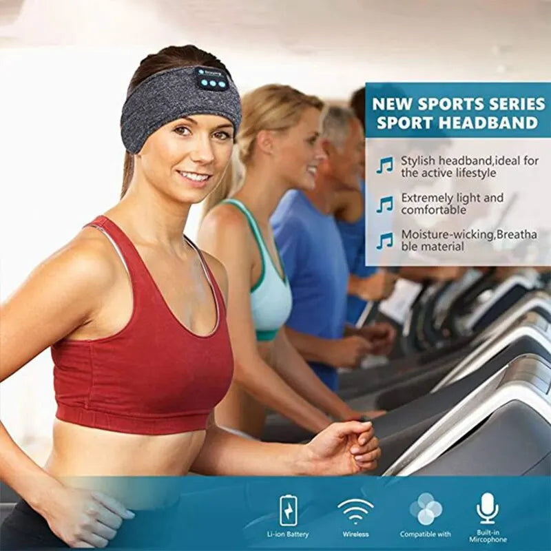 Fone Bluetooth Earphones Sports Sleeping Headband Elastic Wireless Headphones Music Eye Mask Wireless Bluetooth Headset Headband - Fields Of Fitness