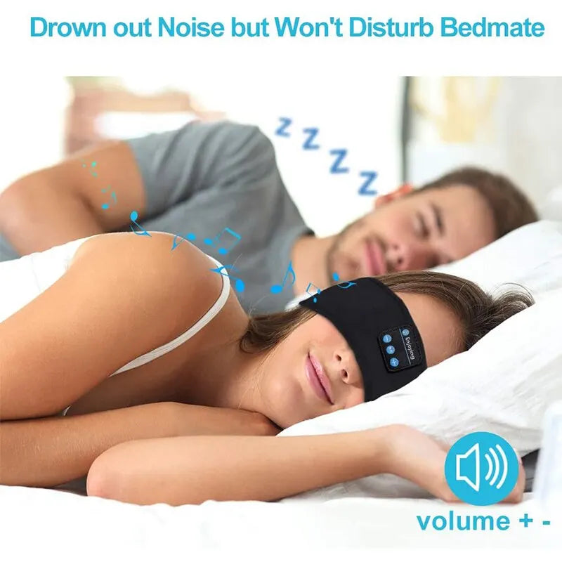 Fone Bluetooth Earphones Sports Sleeping Headband Elastic Wireless Headphones Music Eye Mask Wireless Bluetooth Headset Headband - Fields Of Fitness