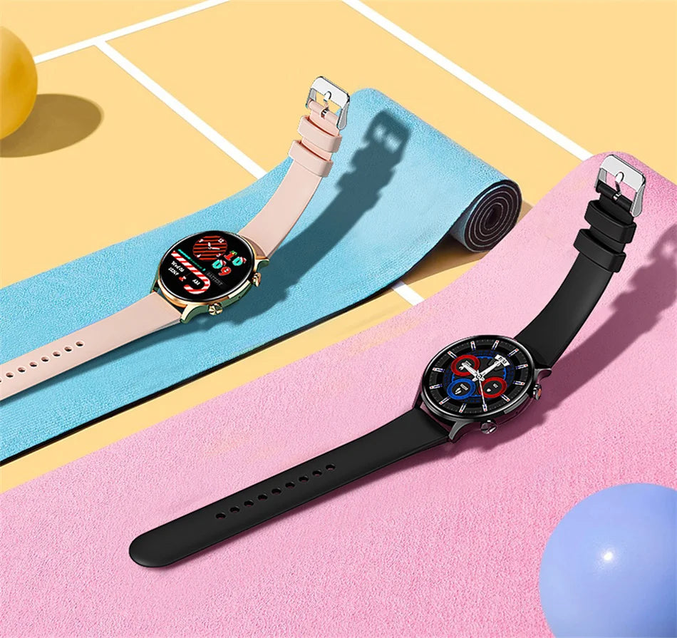 2025 New Smartwatch Women AMOLED HD Screen Always On Display Bluetooth Call IP68 Waterproof GPS Smart Men Watch For Android ios - Fields Of Fitness