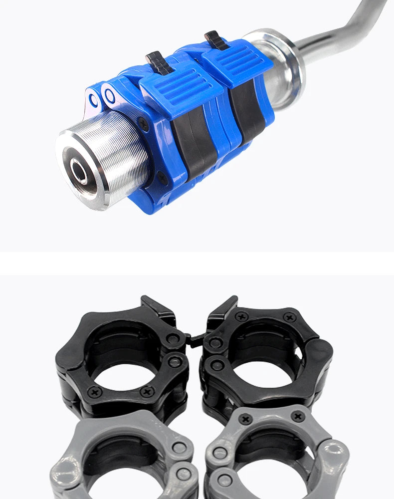 1“/2" Dumbbell Clips Barbell Clamp Collars Quick Release Standard Barbell Clip Non-Slip Lock for Gym Weightlifting Powerlifting - Fields Of Fitness