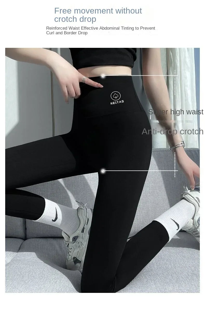 Womens High Waisted Seamless Leggings Sports Fitness Yoga Pants Gym Leggings Womens Elastic Shark Pants Cycling Pants Summer - Fields Of Fitness