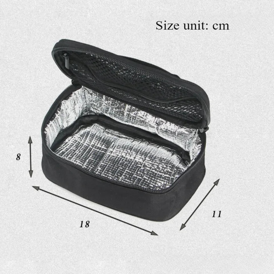Lunch Carrying Bag Outdoor Picnic Handbag Foods Keep Warm Organizer Box Large Capacity Travel Storage Bags Storage Container - Fields Of Fitness