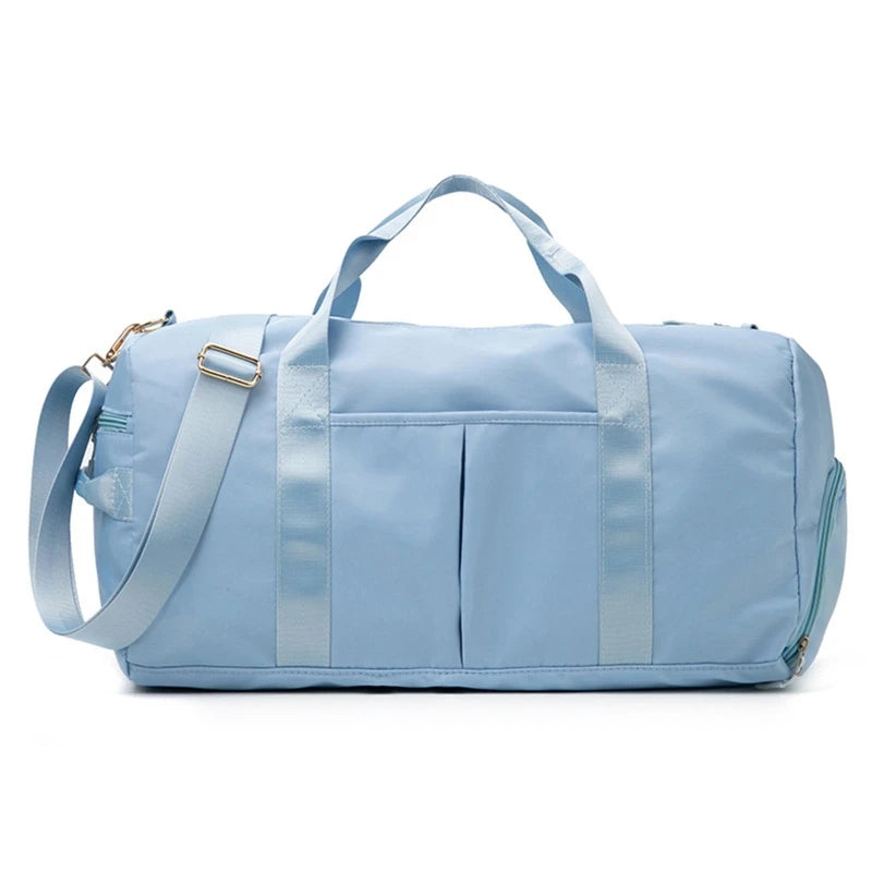 Gym Bag for Women with Shoe Compartment Durable Lightweight Yoga Large Handbag - Fields Of Fitness
