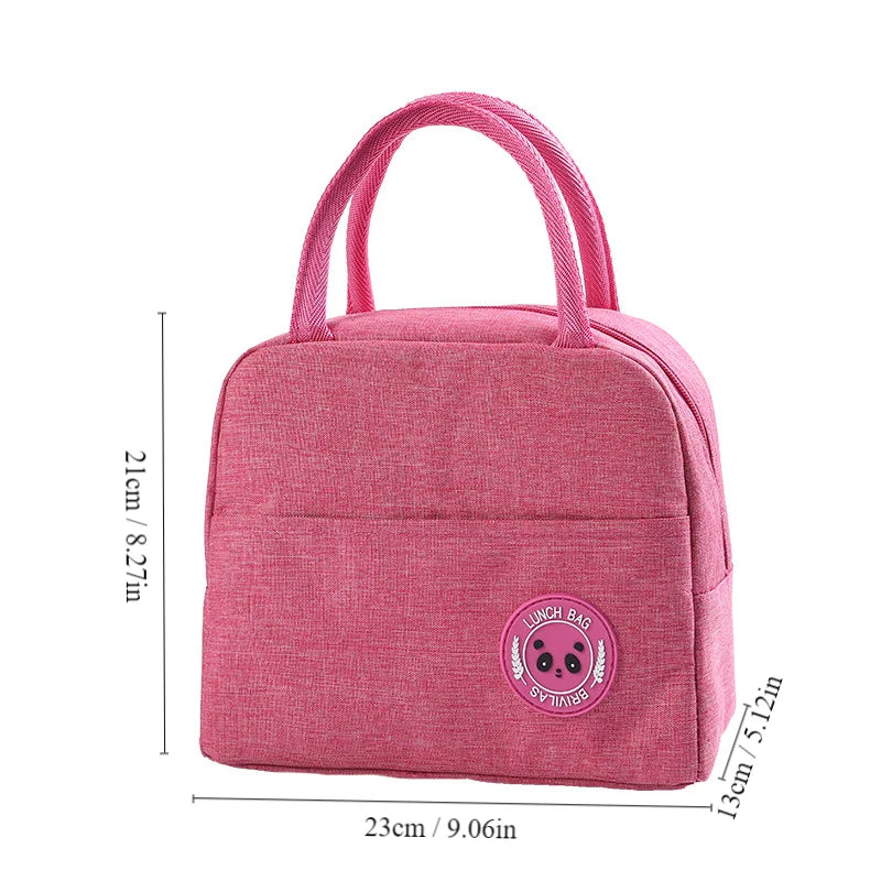 Insulated Lunch Bag Insulation Bento Pack Aluminum Foil Rice Bag Meal Pack Ice Pack Student Bento Lunch Handbag Insulation - Fields Of Fitness