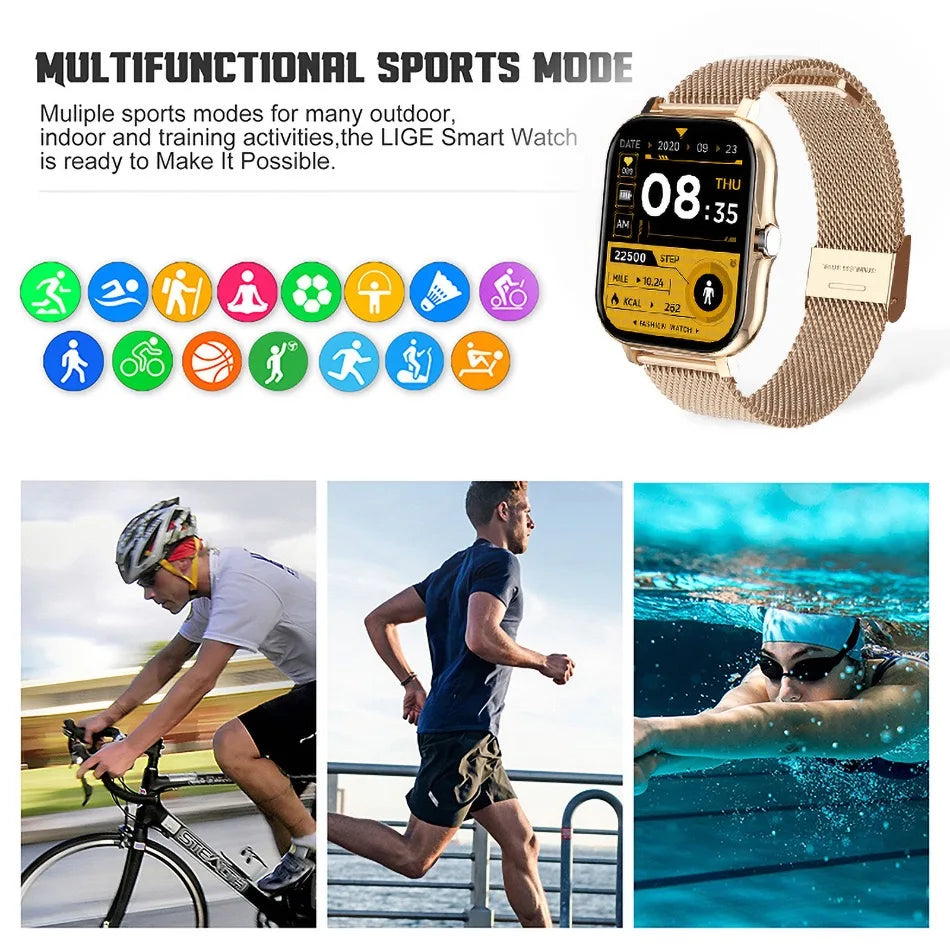 2025New Selling New Smart Watch for Men Women Newest Sport SmartWatch Faces Bluetooth Call Sports Fitness Phones For Android iOS - Fields Of Fitness