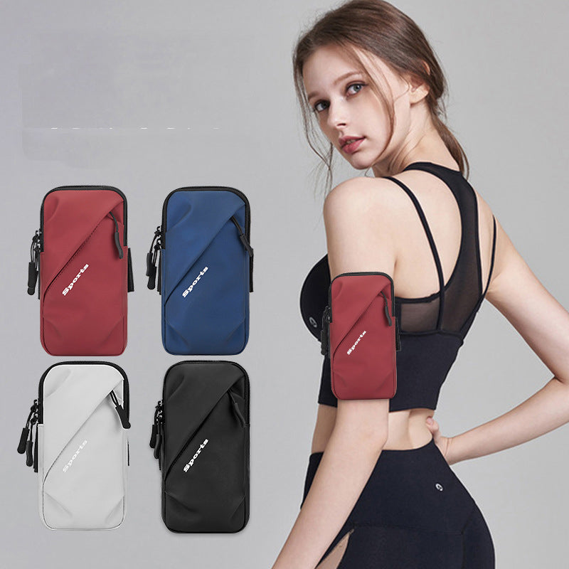 Running Phone Holder Jogging Bags for iPhone Universal Waterproof Sports Armband Phones Arm Bag Running Accessory - Fields Of Fitness