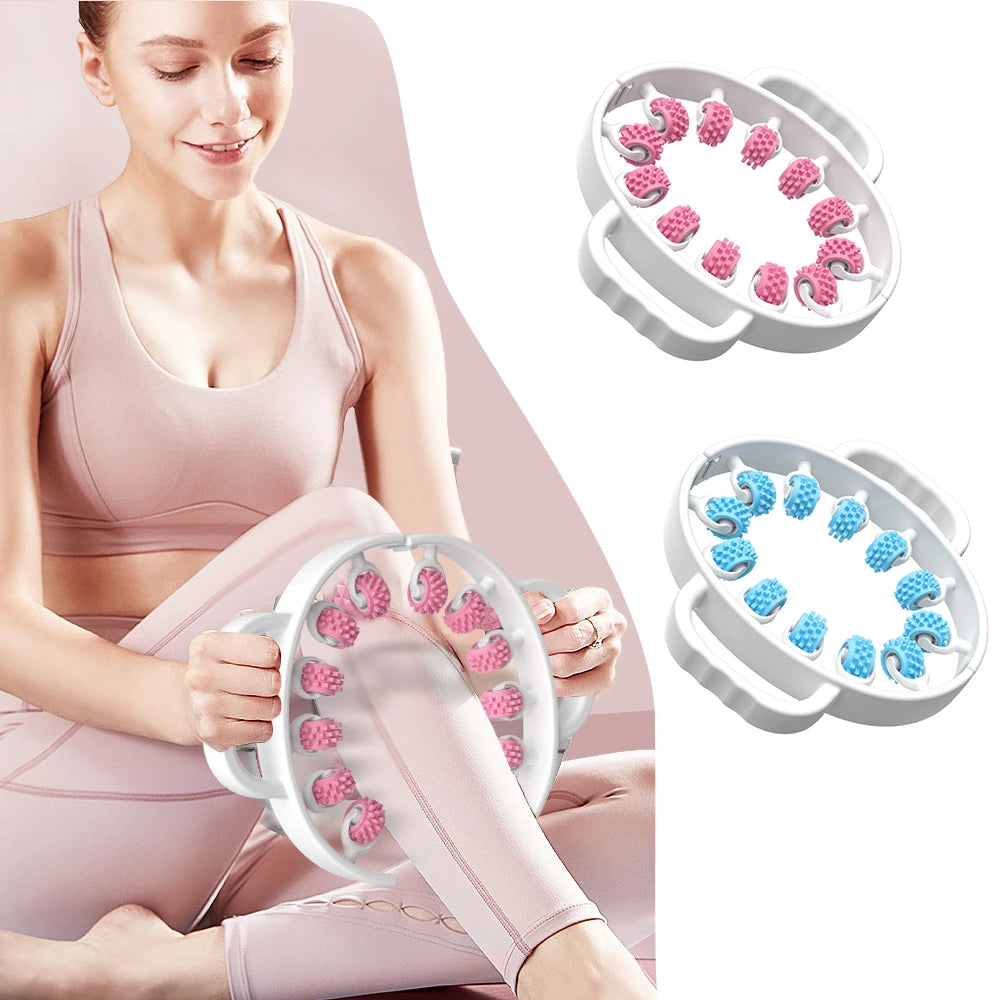1PC Muscle Roller Leg Roller Massager, Cellulite Massager, Anti Cellulite Massager with Converging & Diverging Roller Technology - Fields Of Fitness