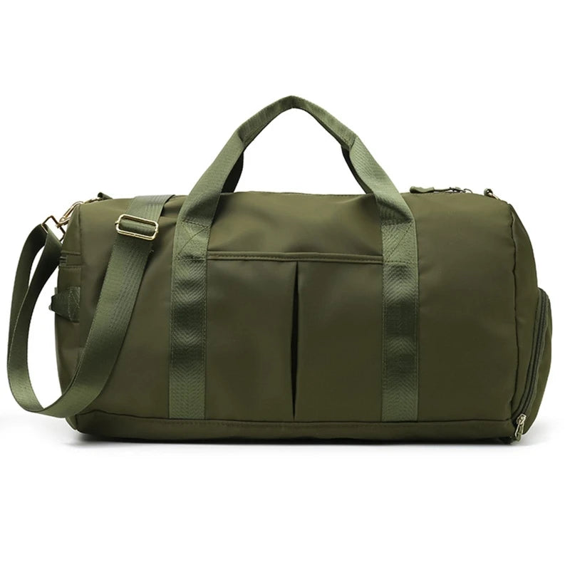 Gym Bag for Women with Shoe Compartment Durable Lightweight Yoga Large Handbag - Fields Of Fitness
