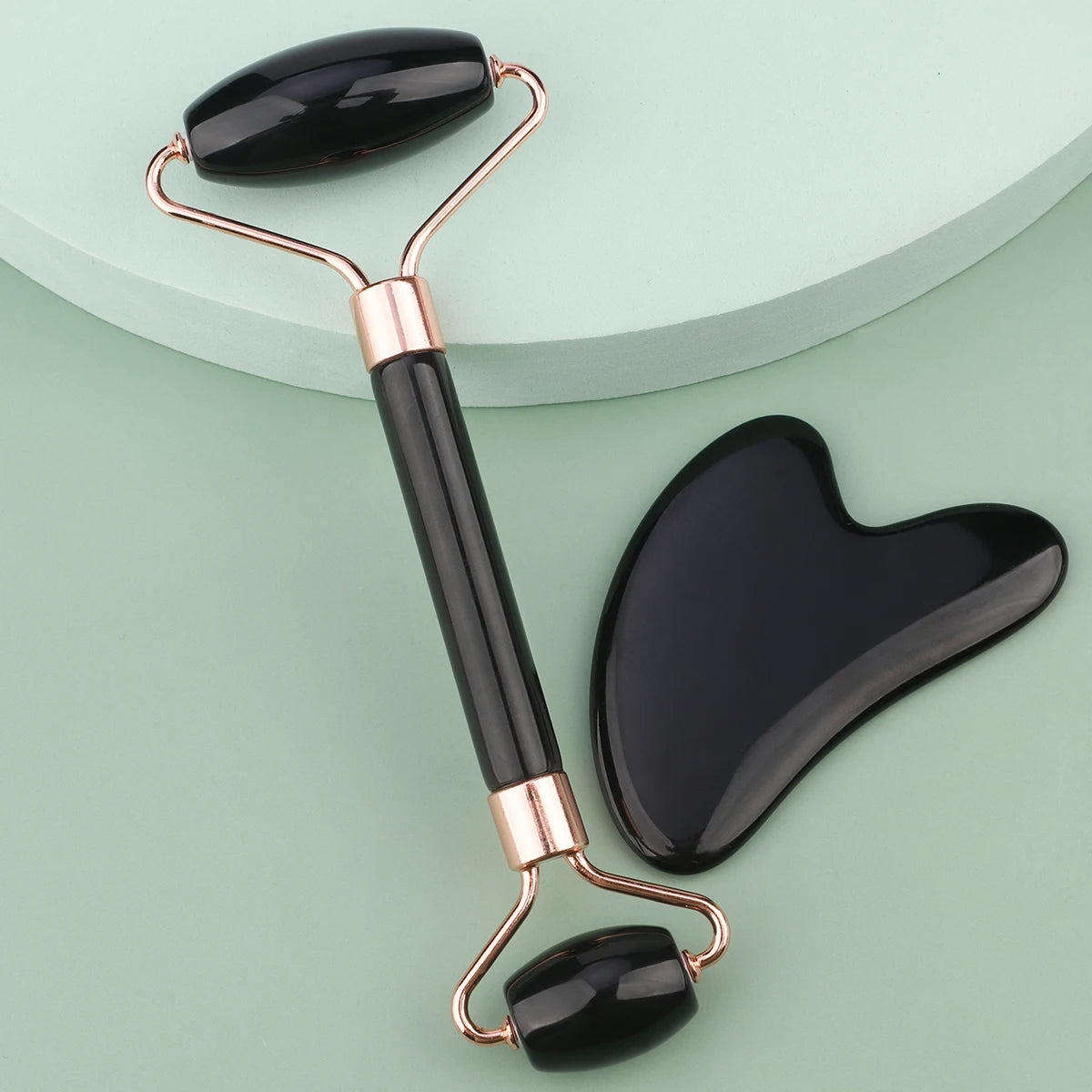 Roller & Gua Sha, Face Roller, Facial Roller Skin Care Tools Massager Resin Facial Massage For Face, Eyes, Neck, Body - Fields Of Fitness
