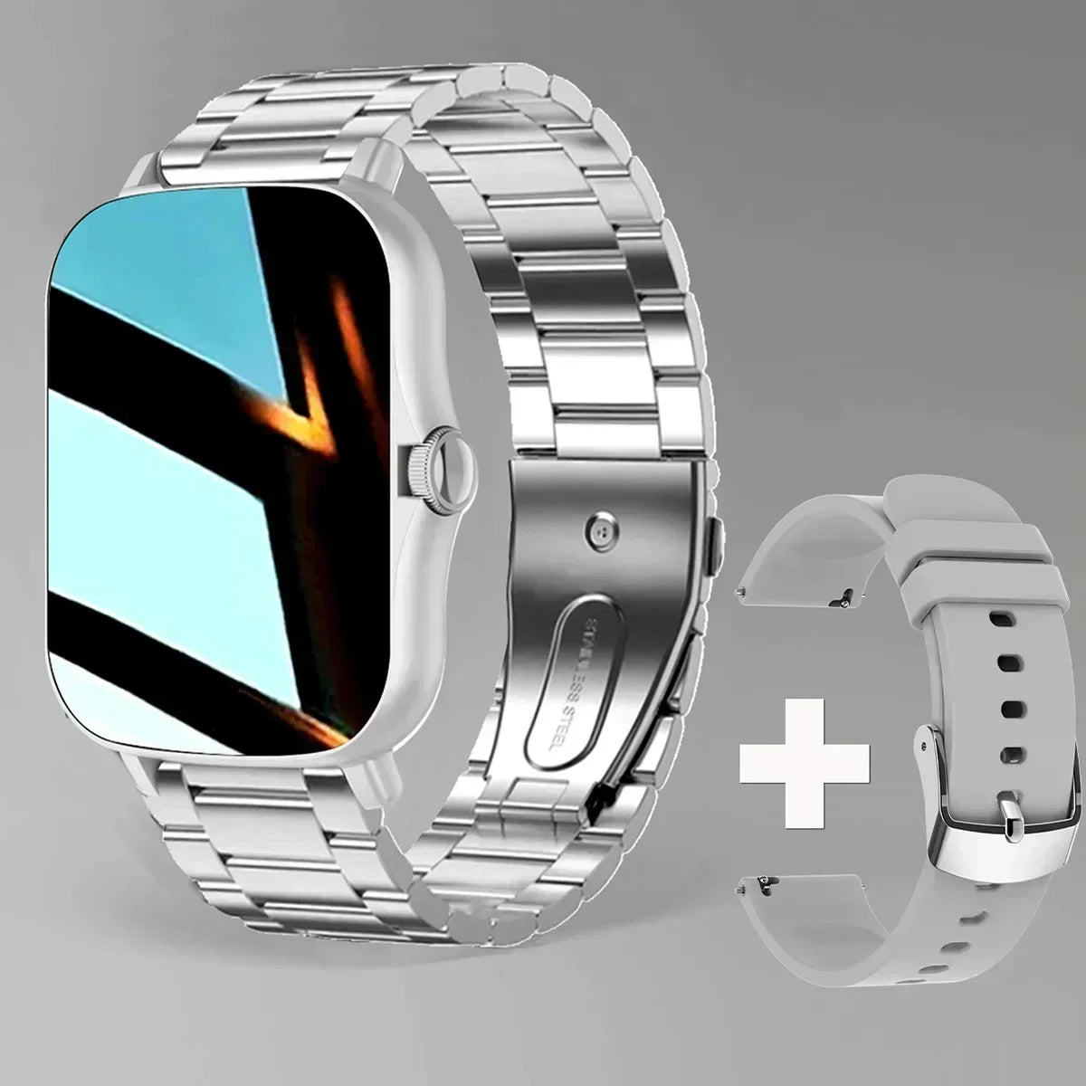 Smart Watches 2025 For Man Women Bluetooth Message Notification Smarthwhatch 1.91'' Display Fitness Tracker Smartwatch Android - Fields Of Fitness