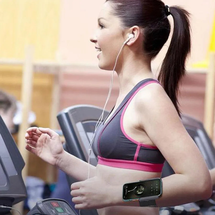 Running Armband Wristband Bracke 360 ° Rotatable Phone Holder Suitable For 4-7-inch Smartphones Card Pocket For Running Bicycles - Fields Of Fitness