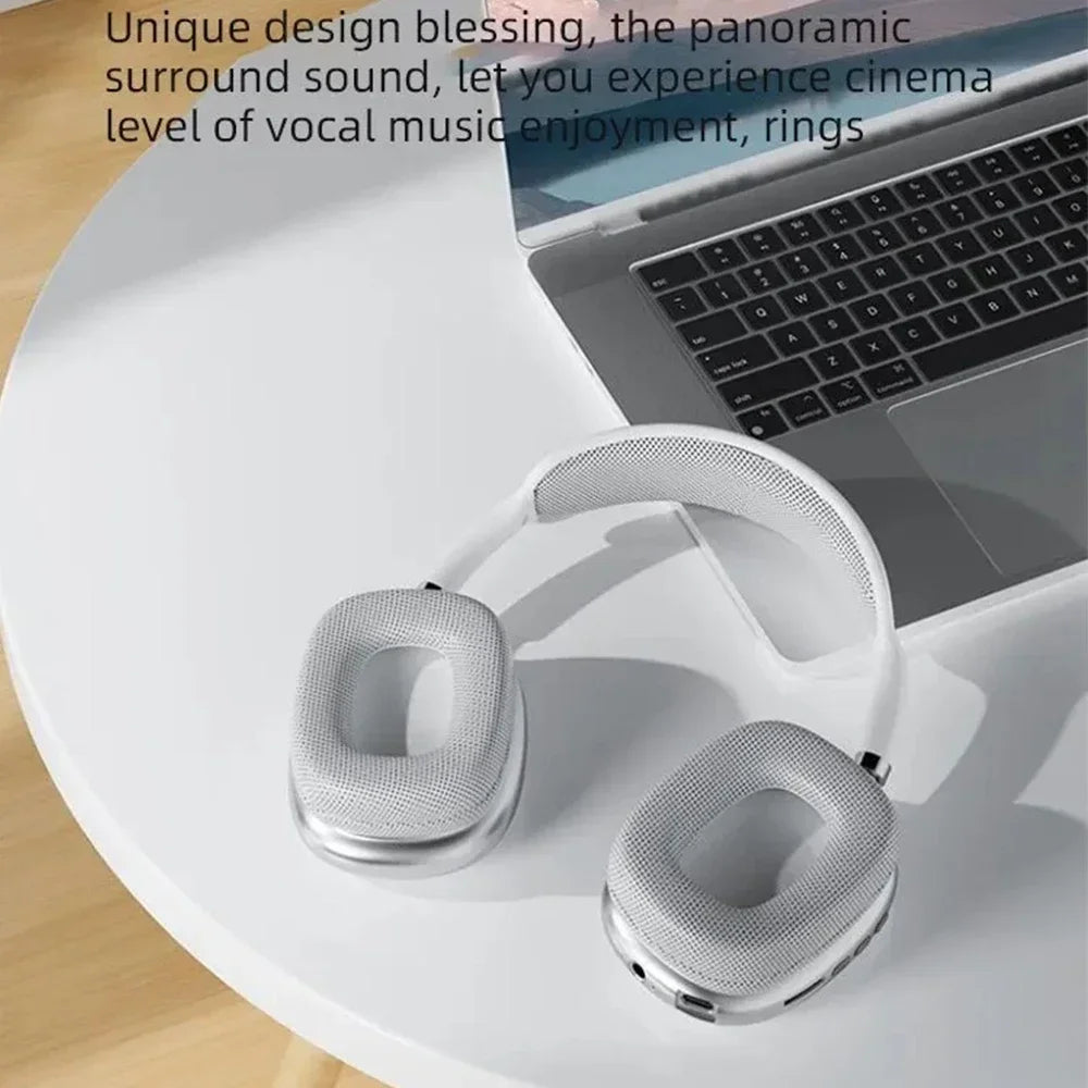 Bluetooth 5.0 Headphone Wireless Headset With Mic Noise Cancelling Headsets Stereo Sound Earphone Sports Gaming Headphones - Fields Of Fitness