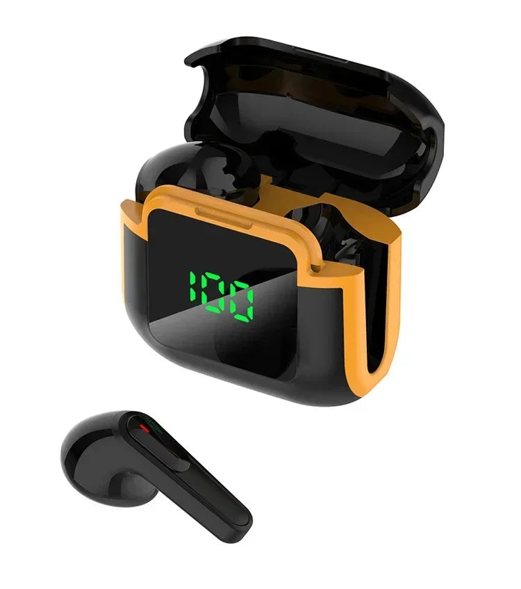 Bluetooth 5.3 Headphones TWS Wireless Earphones with LED Display Stereo Headset Touch Control Earbuds Noise Reduction - Fields Of Fitness