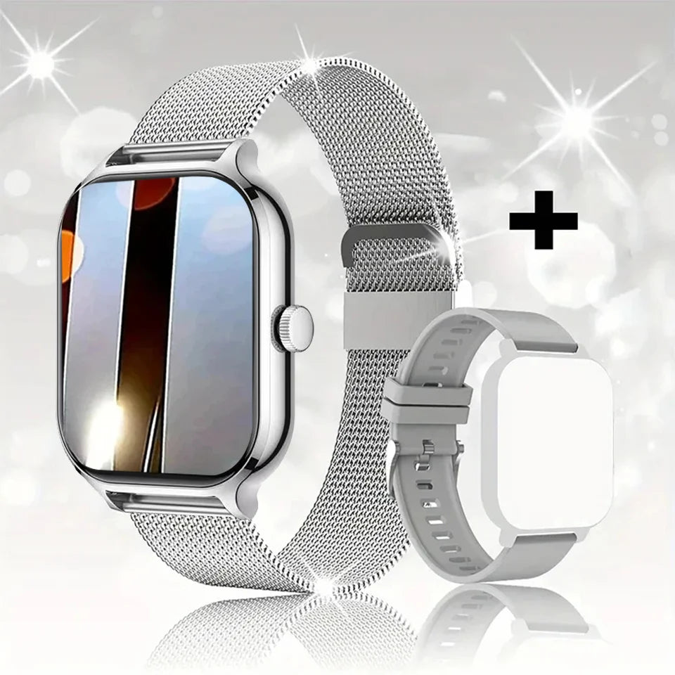 Smart Watch For Men Women Gift Full Touch Screen Sport Fitness Watches BT Call Digital Smartwatch Wristwatch For Xiaomi 2024 New - Fields Of Fitness