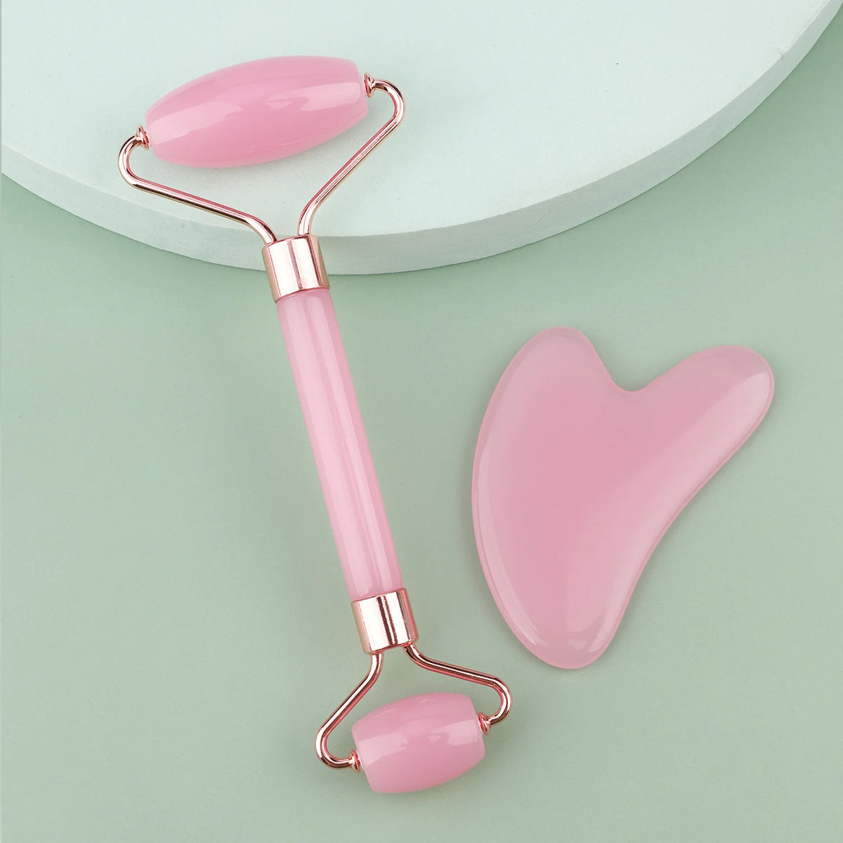 Roller & Gua Sha, Face Roller, Facial Roller Skin Care Tools Massager Resin Facial Massage For Face, Eyes, Neck, Body - Fields Of Fitness