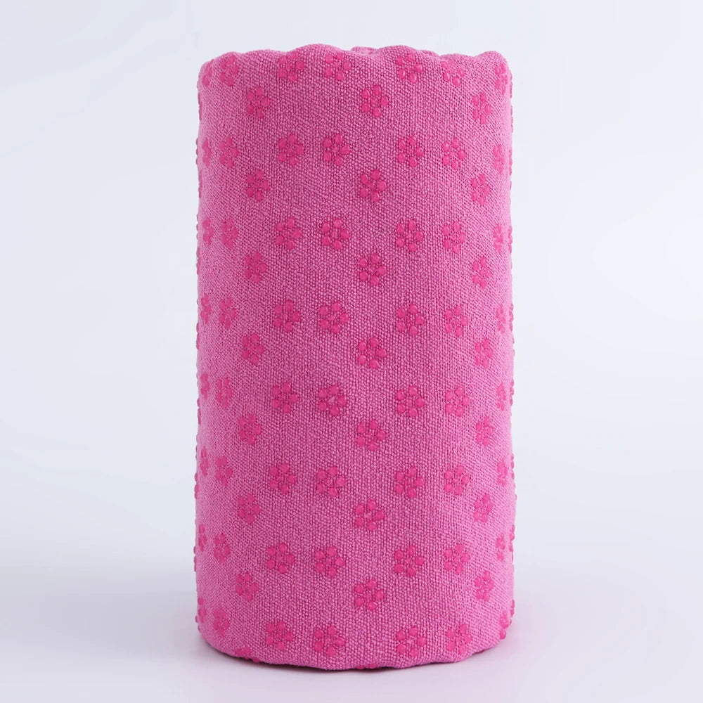 Yoga towels, hot and spicy yoga mat towels Featuring grip points to absorb sweat and prevent slipping, suitable for hot yoga, Pi - Fields Of Fitness
