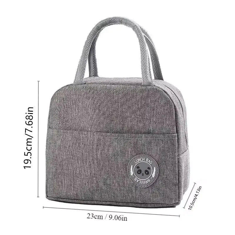Insulated Lunch Bag Insulation Bento Pack Aluminum Foil Rice Bag Meal Pack Ice Pack Student Bento Lunch Handbag Insulation - Fields Of Fitness