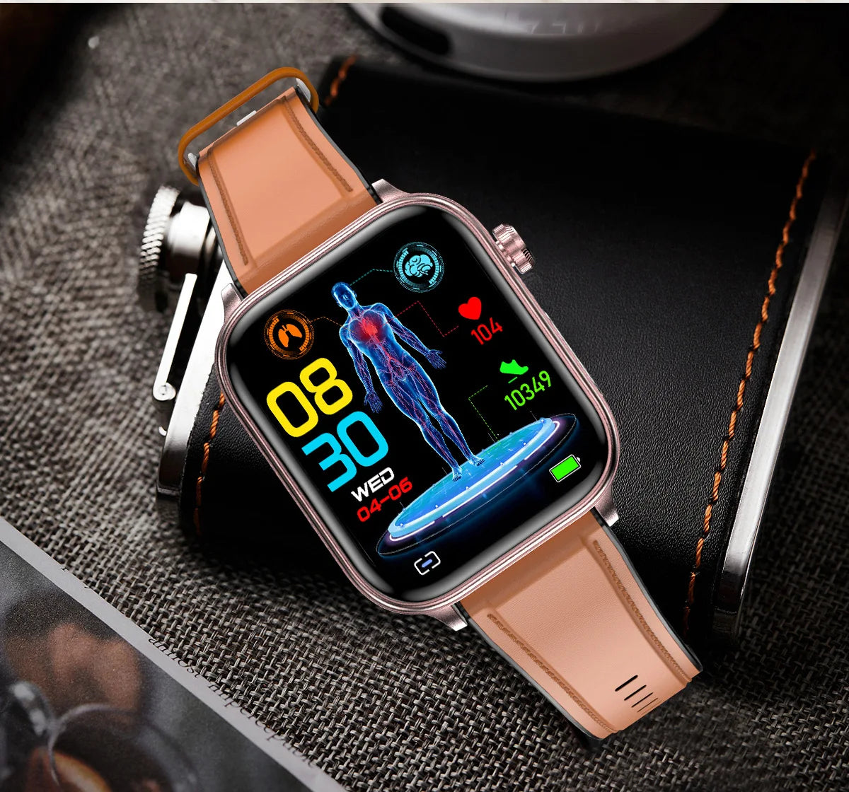 2025 New ECG+PPG Monitoring Smart Watch Women Blood pressure Blood Lipid Uric Acid Women Menstrual Health Tracker Smartwatches - Fields Of Fitness