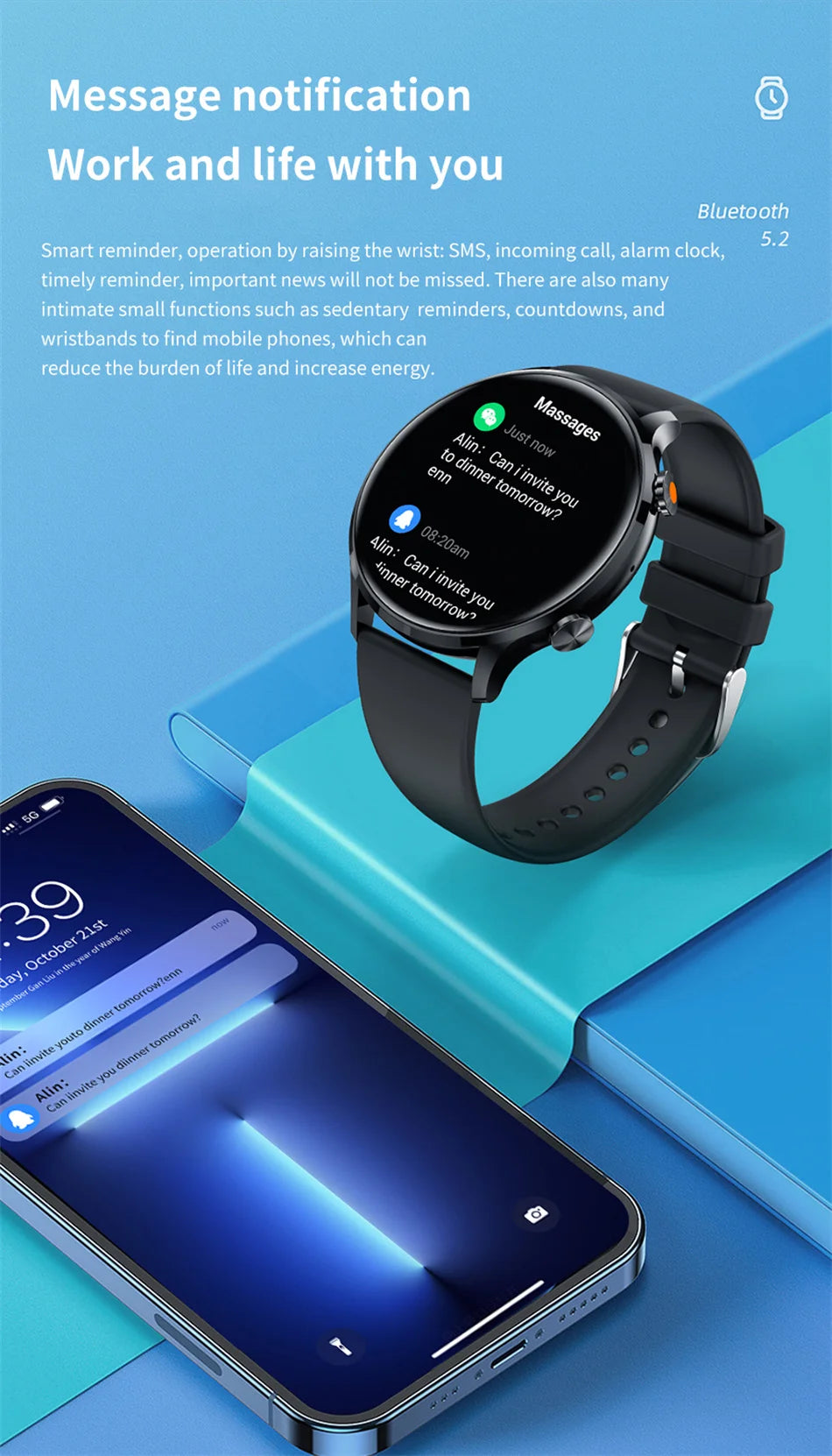 2025 New Smartwatch Women AMOLED HD Screen Always On Display Bluetooth Call IP68 Waterproof GPS Smart Men Watch For Android ios - Fields Of Fitness