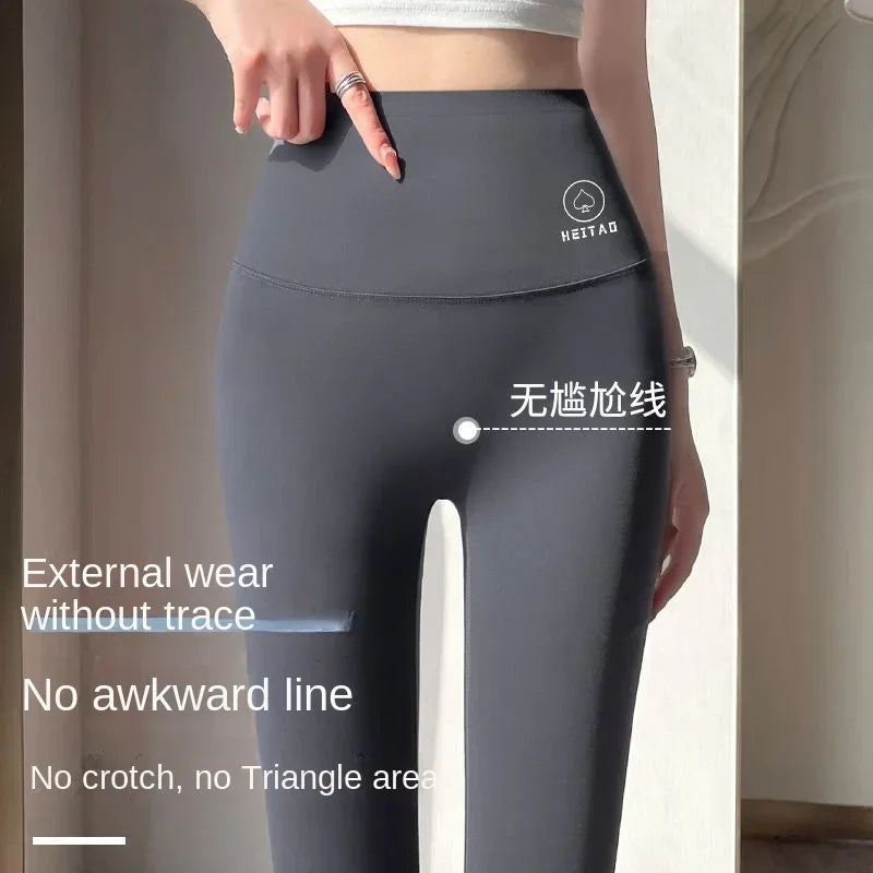 Womens High Waisted Seamless Leggings Sports Fitness Yoga Pants Gym Leggings Womens Elastic Shark Pants Cycling Pants Summer - Fields Of Fitness