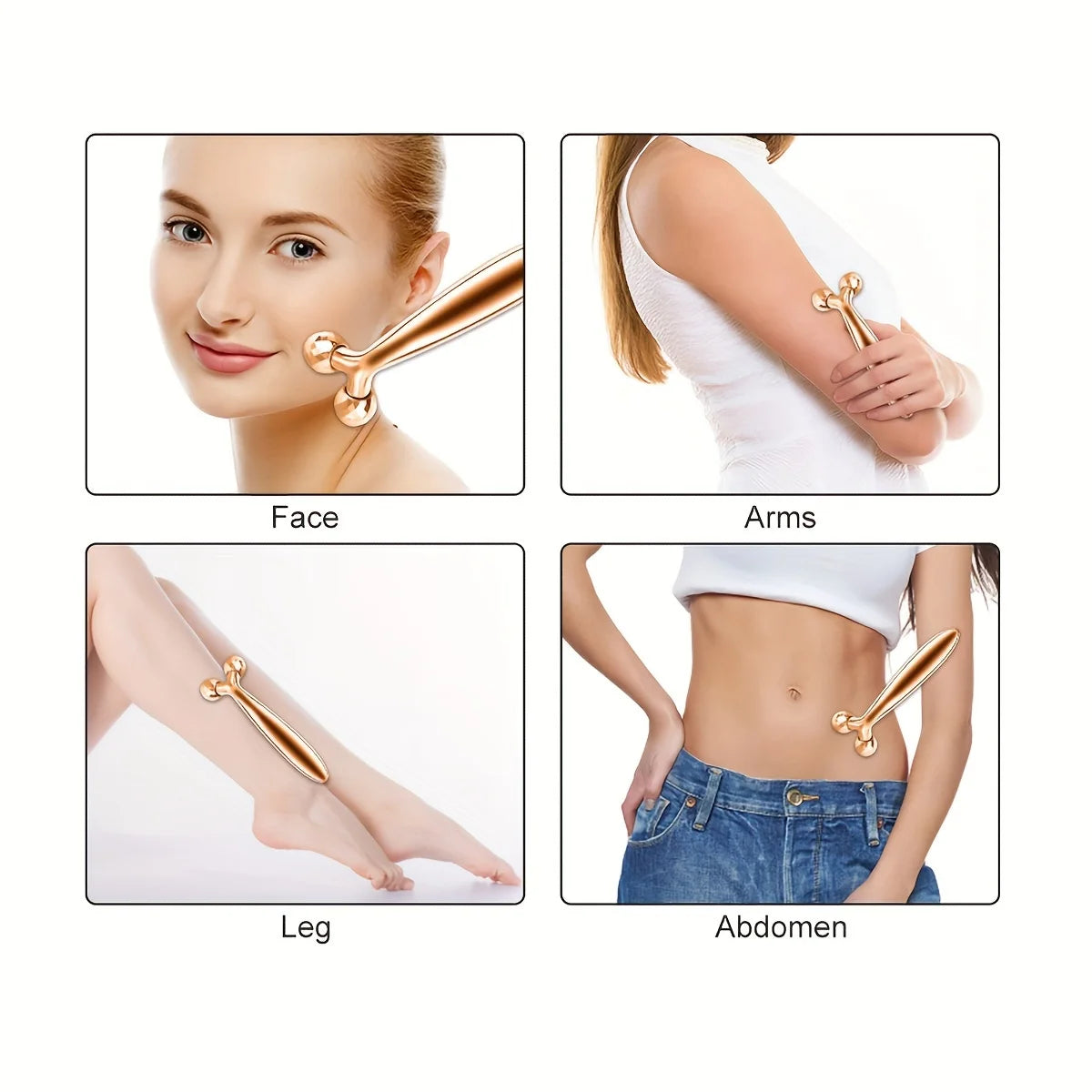3D Roller Massager Y Shape 360 Rotate Thin Face Body Slimming Shaping Muscles Relaxation Wrinkle Remover Facial Massager Tools - Fields Of Fitness