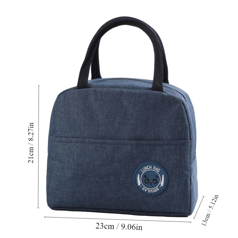 Insulated Lunch Bag Insulation Bento Pack Aluminum Foil Rice Bag Meal Pack Ice Pack Student Bento Lunch Handbag Insulation - Fields Of Fitness