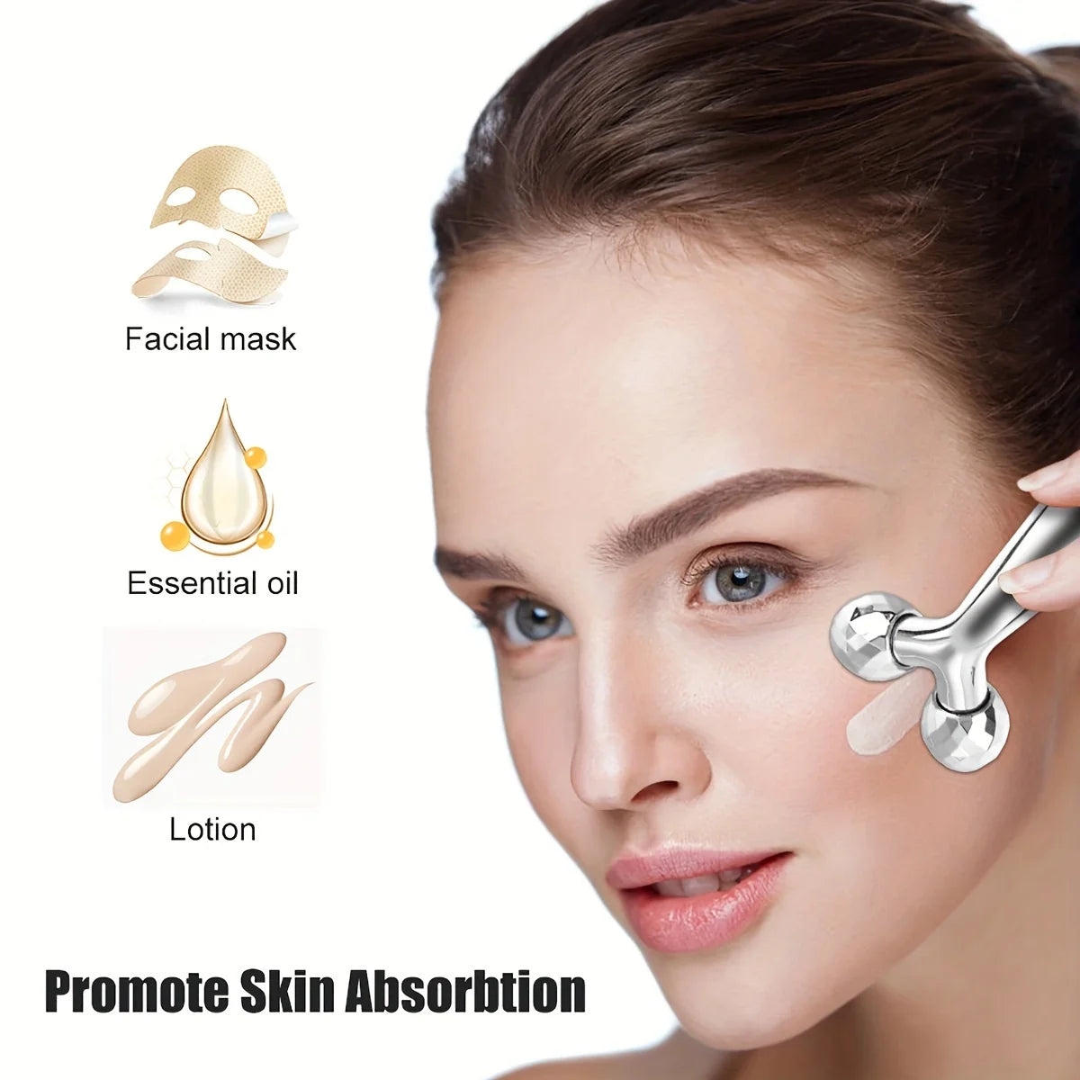 3D Roller Massager Y Shape 360 Rotate Thin Face Body Slimming Shaping Muscles Relaxation Wrinkle Remover Facial Massager Tools - Fields Of Fitness