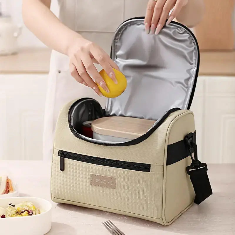 New Tote Cooler Lunch Bags Portable Outdoor Picnic Office School Insulation Bag with Shoulder Strap - Fields Of Fitness