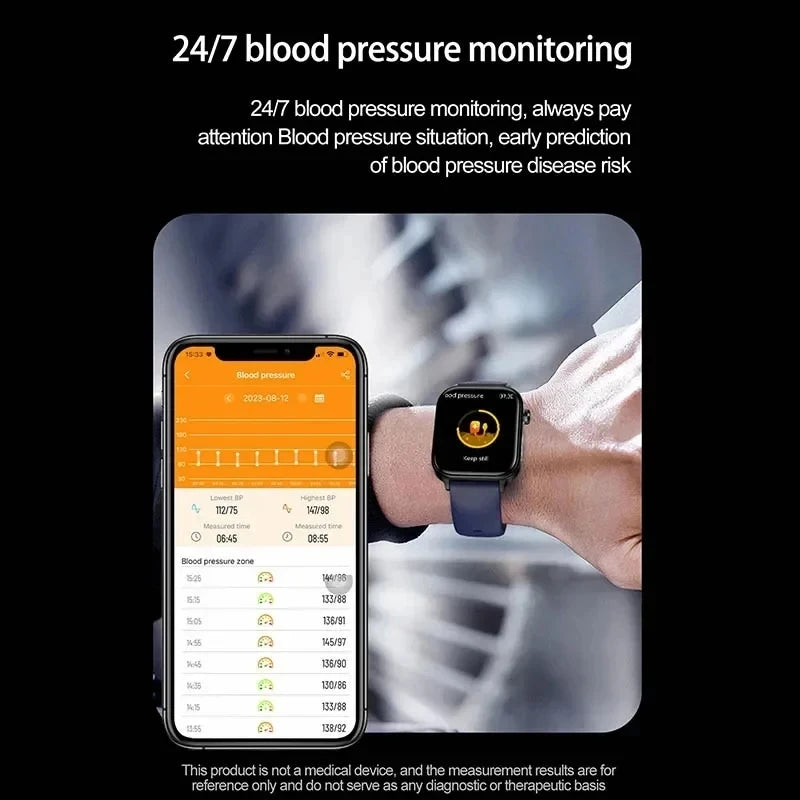 2025 New ECG+PPG Monitoring Smart Watch Women Blood pressure Blood Lipid Uric Acid Women Menstrual Health Tracker Smartwatches - Fields Of Fitness