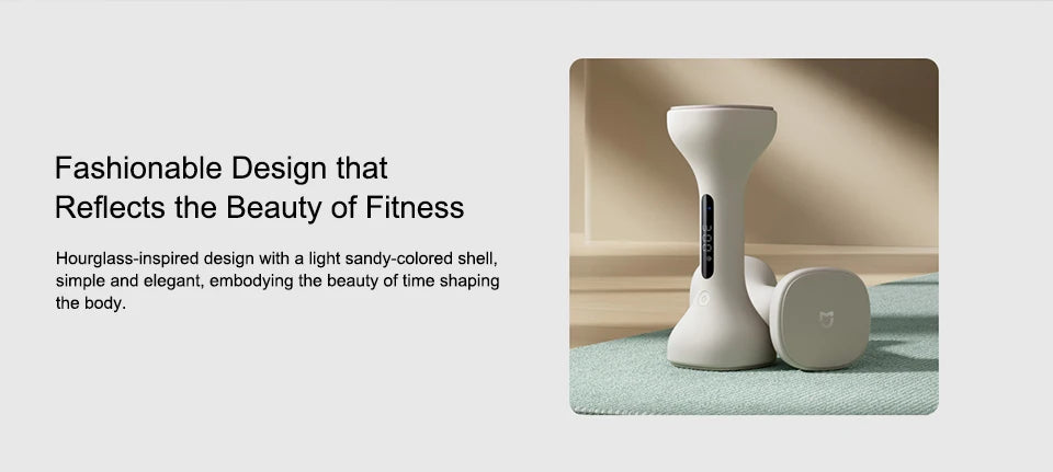 Xiaomi Mijia Intelligent Dumbbell Set 1KG/2KG Smart Motion Tracking Exercise Equipment Fitness Training Home Gym For Mi Home APP - Fields Of Fitness
