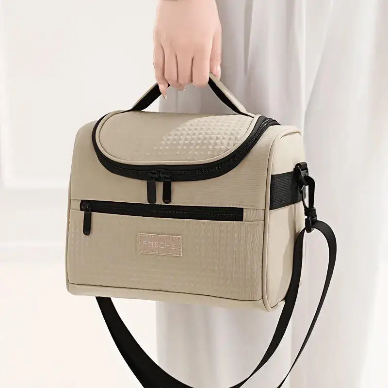 New Tote Cooler Lunch Bags Portable Outdoor Picnic Office School Insulation Bag with Shoulder Strap - Fields Of Fitness