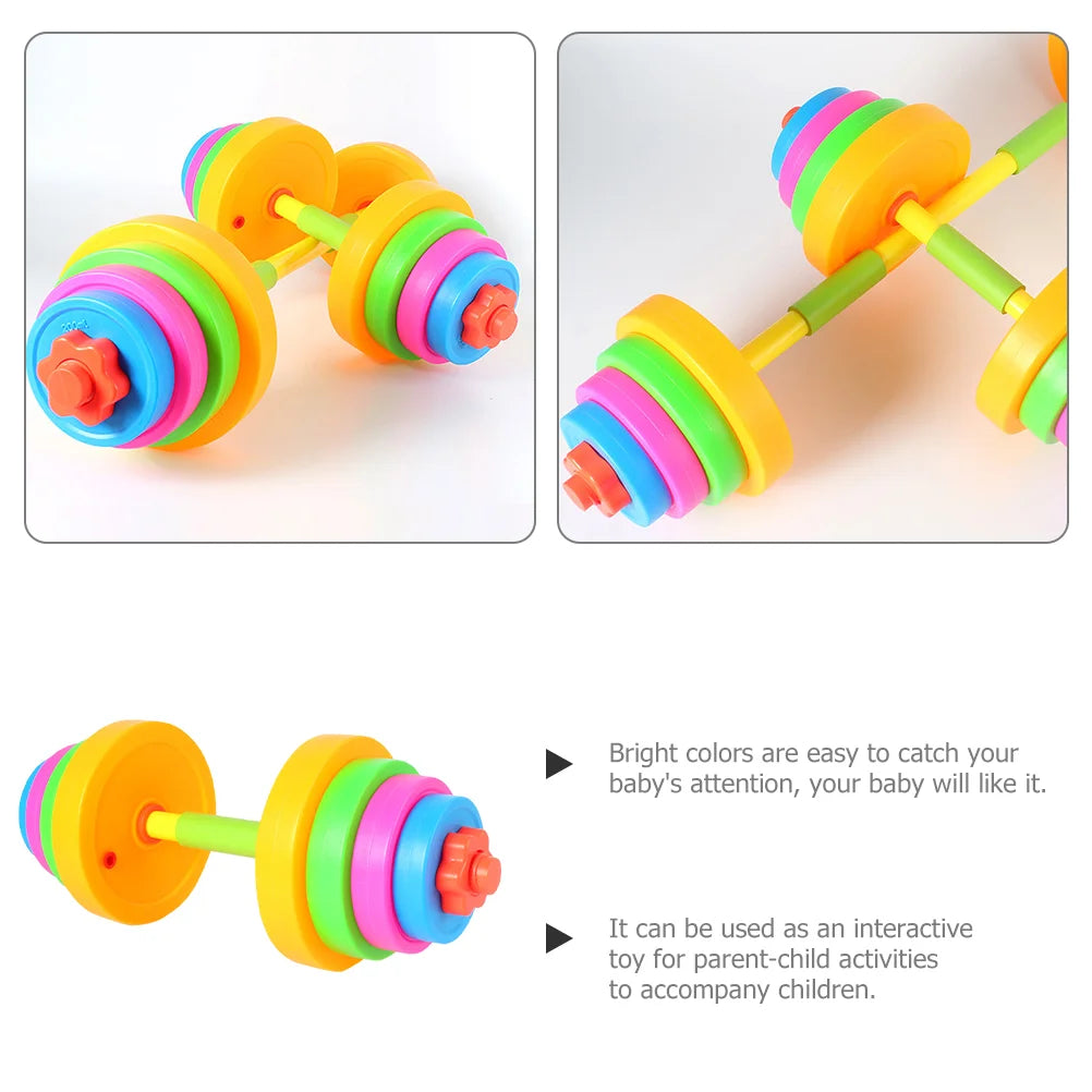 Children Dumbbell Toy Plastic Dumbbell Kids Kindergarten Arm Training Dumbbel Equipment Exercise Dumbbell Hand Weight for Kids - Fields Of Fitness