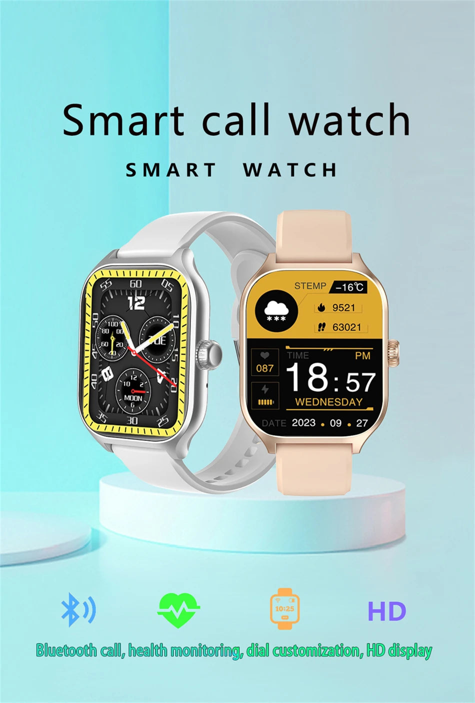 Smart Watch For Men Women Gift Full Touch Screen Sport Fitness Watches BT Call Digital Smartwatch Wristwatch For Xiaomi 2024 New - Fields Of Fitness