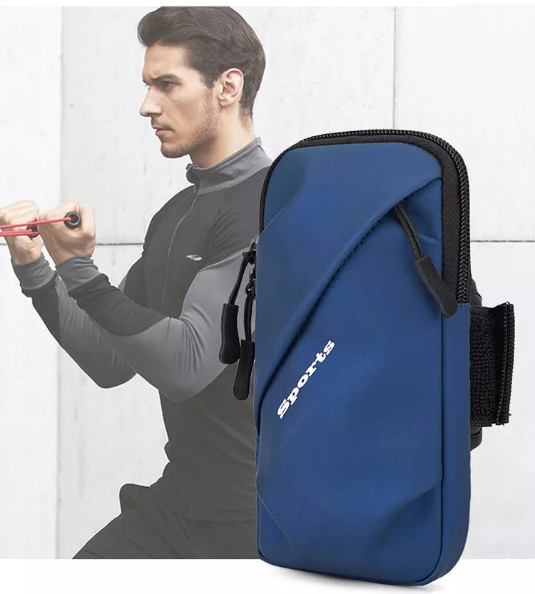 Running Phone Holder Jogging Bags for iPhone Universal Waterproof Sports Armband Phones Arm Bag Running Accessory - Fields Of Fitness