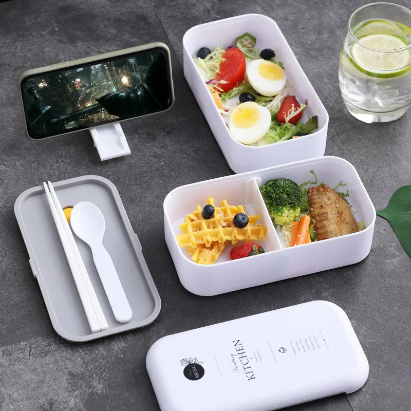 lunch box eco friendly food container bento Microwave heated lunch box for kids health food box lunchbox meal prep containers - Fields Of Fitness