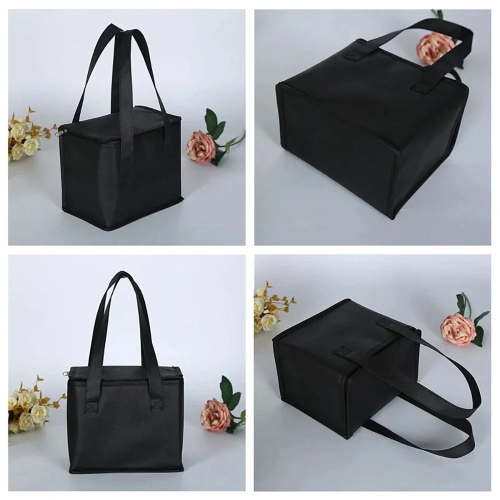 Portable Lunch Cooler Bag Folding Insulation Picnic Ice Pack Food Thermal Bag Drink Carrier Insulated Bags Beer Delivery Bag - Fields Of Fitness