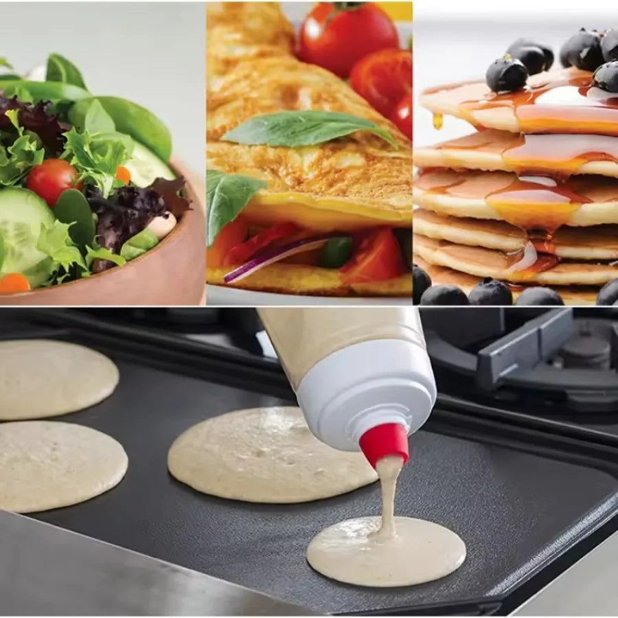 Shaker Bottle Hand Batter Mixing Bottle Batter Mixer Dispenser Cupcake Pancake Batter Shaker Bottle Kitchen Tools Kitchen Tools - Fields Of Fitness