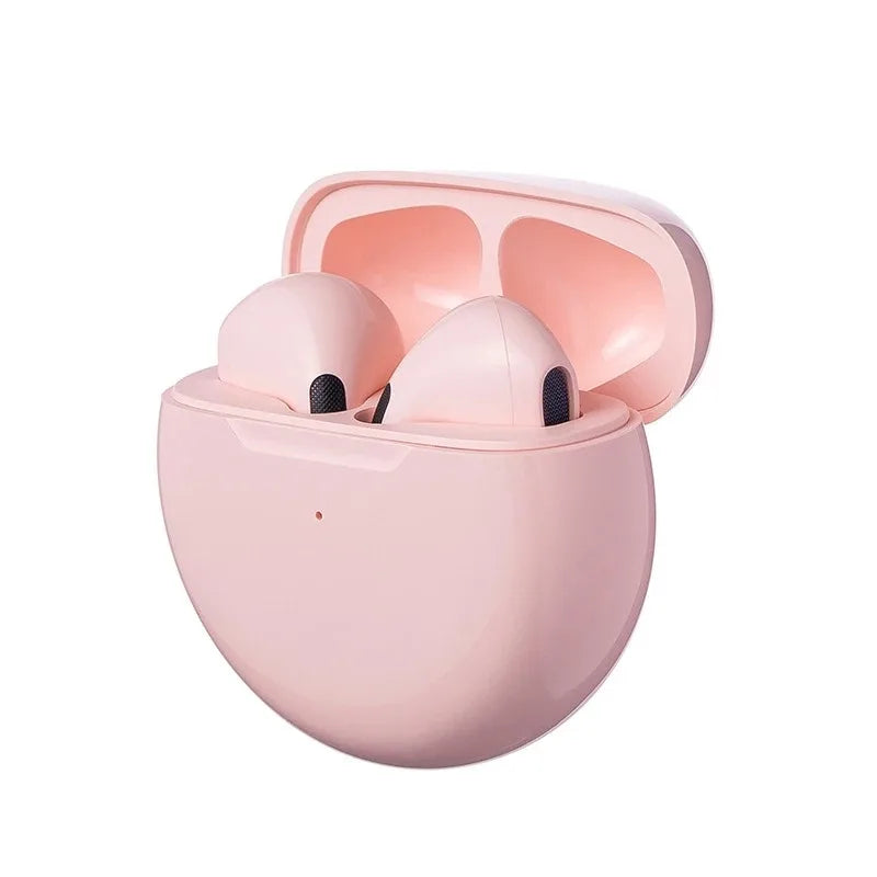 Original Pro6 TWS Wireless Bluetooth Headset Bluetooth 5.3 Earphones Sport Earbuds Smart Touch Music Headset For All Smartphones - Fields Of Fitness