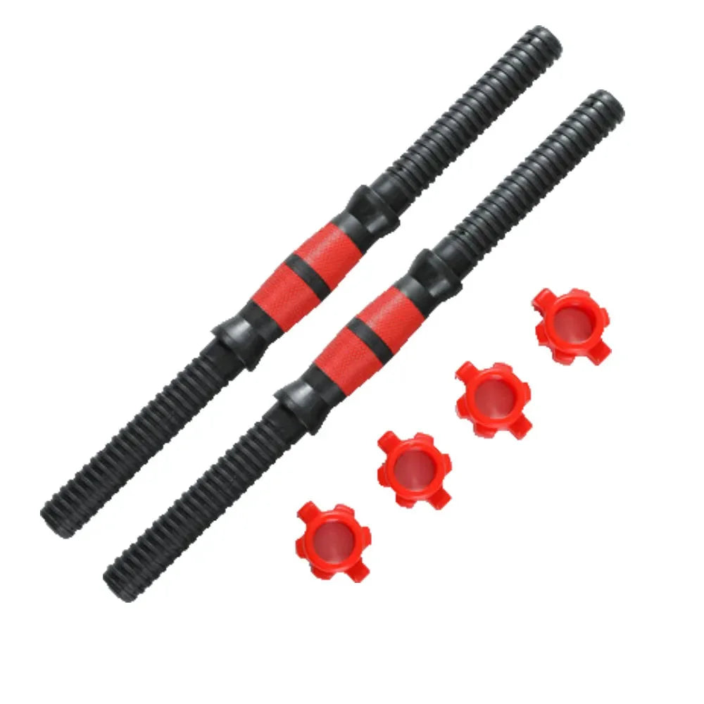 Dumbbells Rod Adjustable Install Dumbbells Set Connect Rod With Nuts Accessory Gym Exercise Equipment Fitness - Fields Of Fitness
